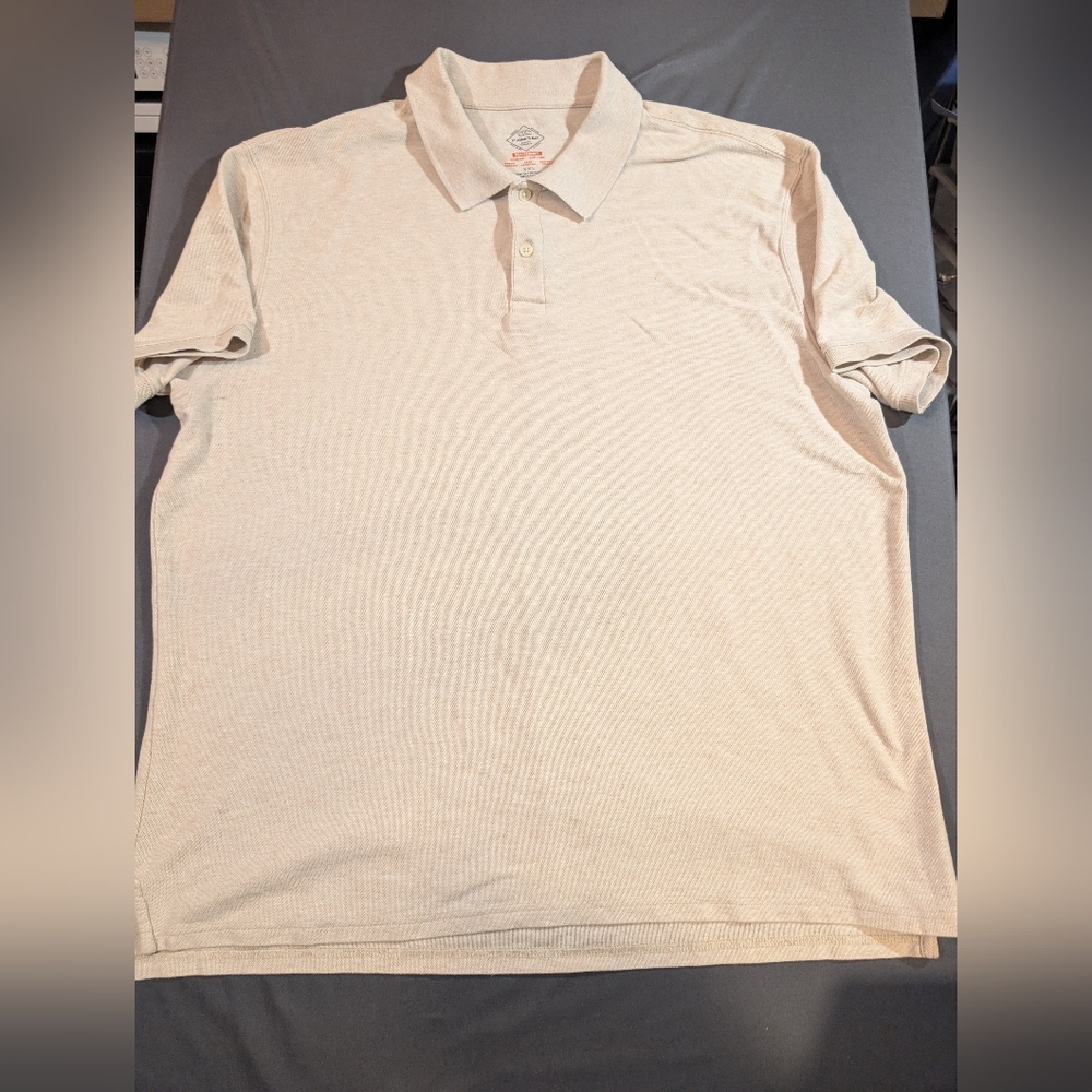 St. John's Bay Cream Men's Polo Shirt